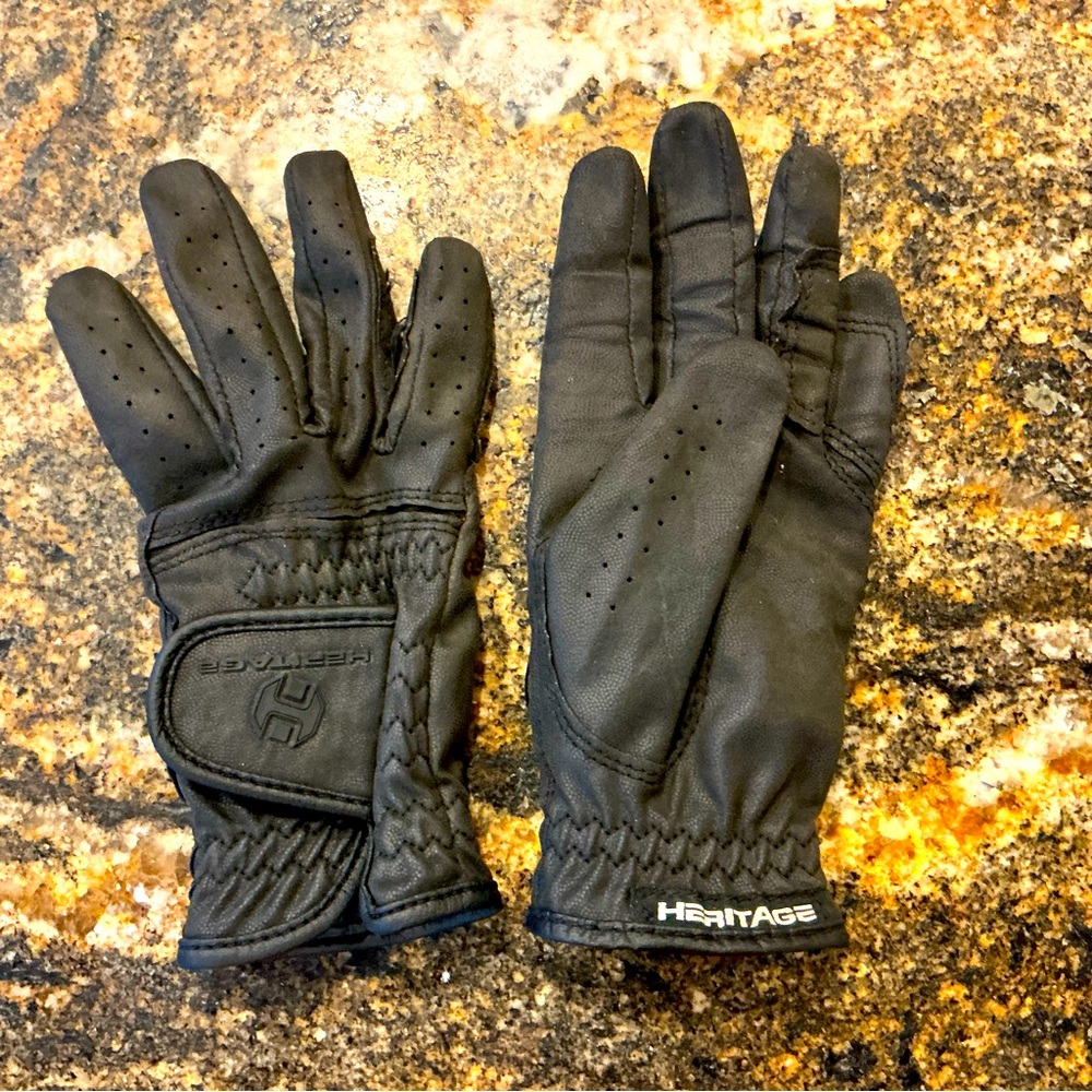 English equestrian show gloves, heritage, size 5